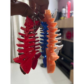 Móc Khóa Xương Cá 3D In Cao Cấp - Đồ Chơi Trang Trí Cá Tính