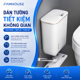 Thùng rác treo tủ bếp dán tường đa năng có nắp, thùng rác nhà bếp treo cánh tủ tiện lợi, thùng rác nhà vệ sinh dán tường
