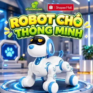 Chó Robot Điều Khiển Từ Xa BỐ KHỦNG LONG Đồ Chơi Công Nghệ Thông Minh Cho Bé