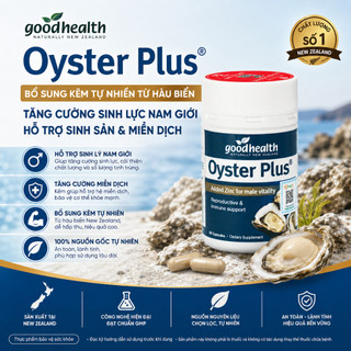 Viên uống Oyster Plus Goodhealth giúp bổ sung kẽm và dưỡng chất cho nam giới hỗ trợ sinh lý nam giới