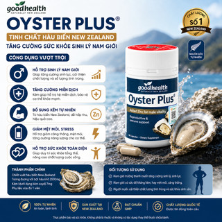 Viên uống Oyster Plus Goodhealth giúp bổ sung kẽm và dưỡng chất cho nam giới hỗ trợ sinh lý nam giới