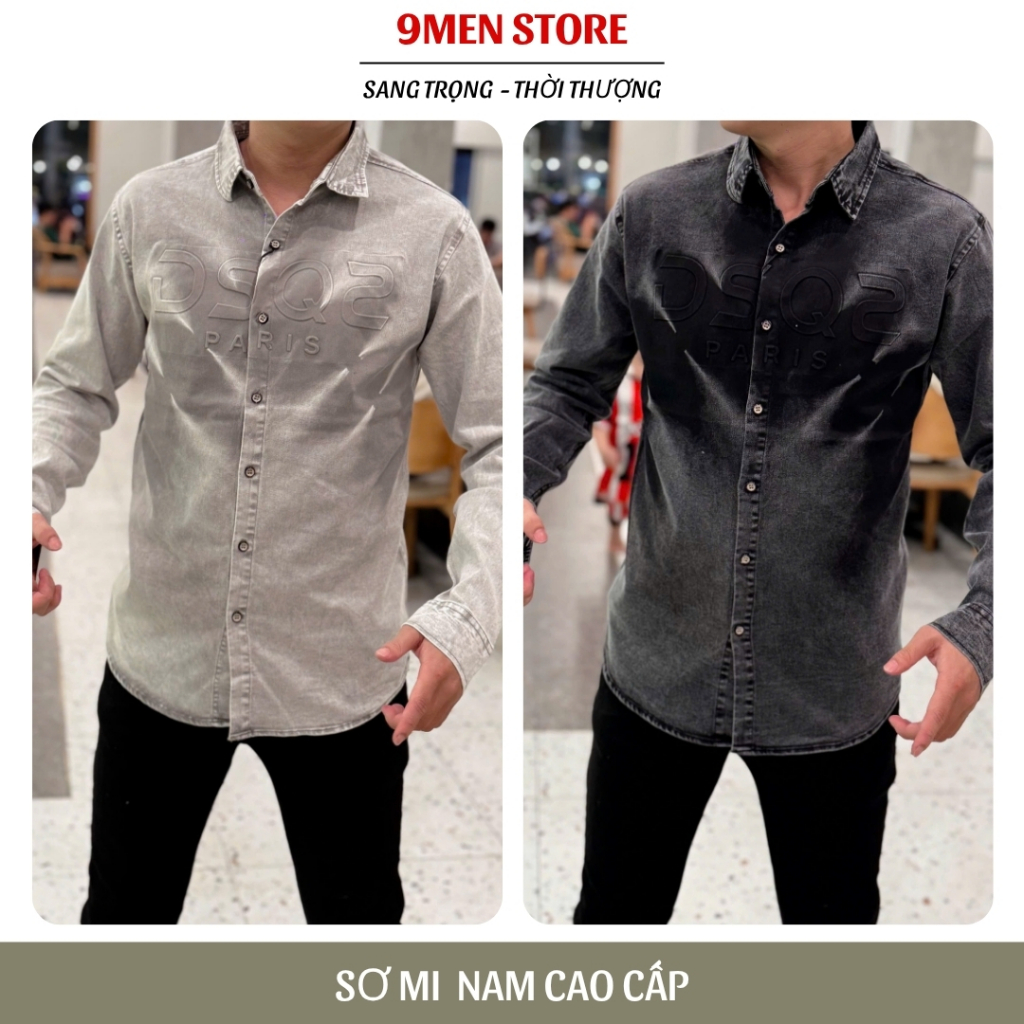 Sơ Mi Nam Vải Cotton Wash Hàn Quốc Cao Cấp Thấm Hút Mồ Hôi Sang Trọng 010