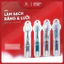 KAKA No.601 Bàn Chải Đánh Răng - Lông Mềm Có Cạo Lưỡi Sạch Hơi Thở Êm Nướu Chăm Sóc Răng Miệng Dùng Hằng Ngày