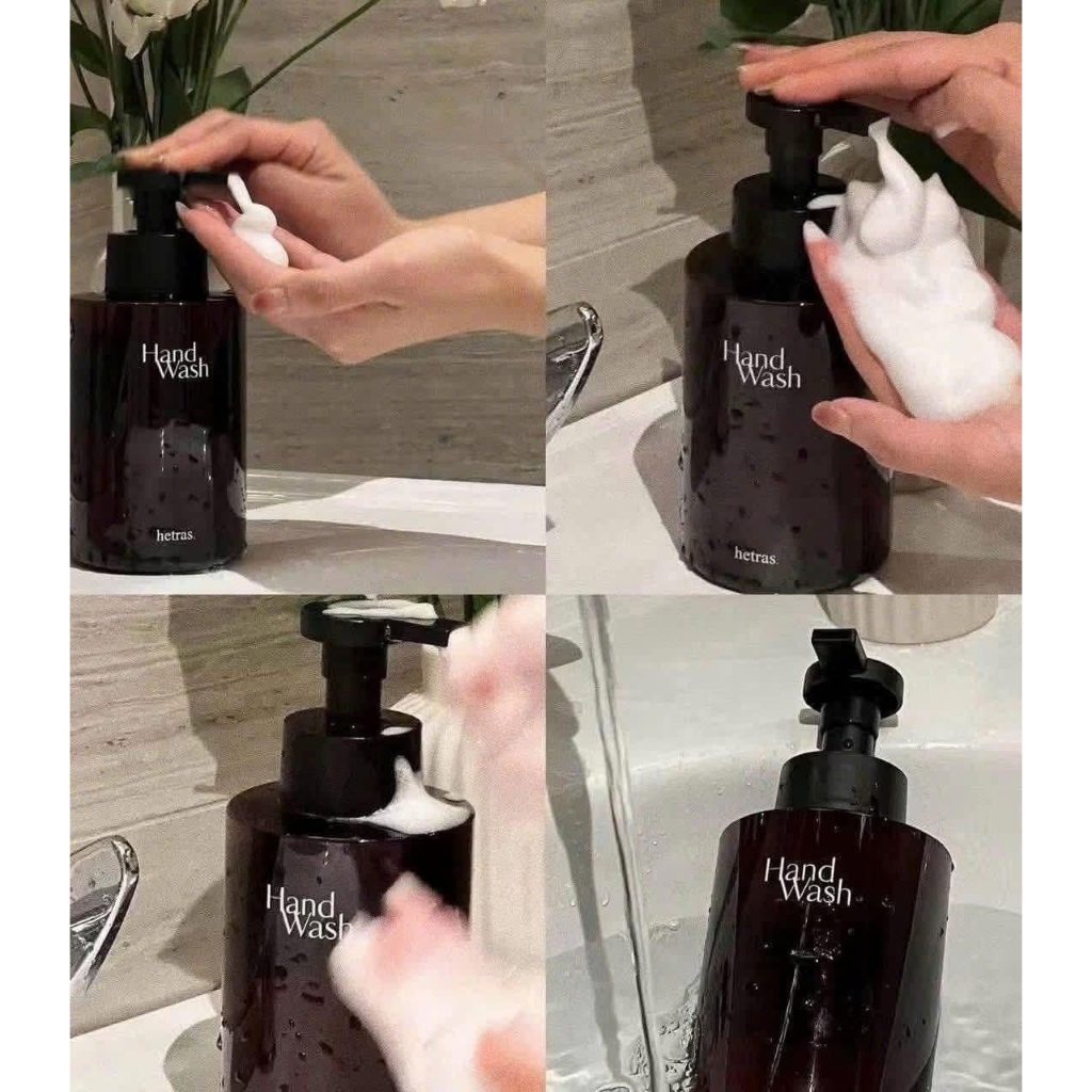Nước Rửa Tay Tạo Bọt Hương Nước Hoa Hetras Perfumed Bubble Hand Wash 515ml