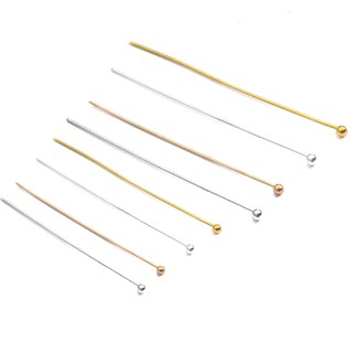 Ghim Đầu Bi Thép Không Gỉ 200 Cái Độ Dài 16-50mm Chuyên Dụng Làm Trang Sức Thủ Công
