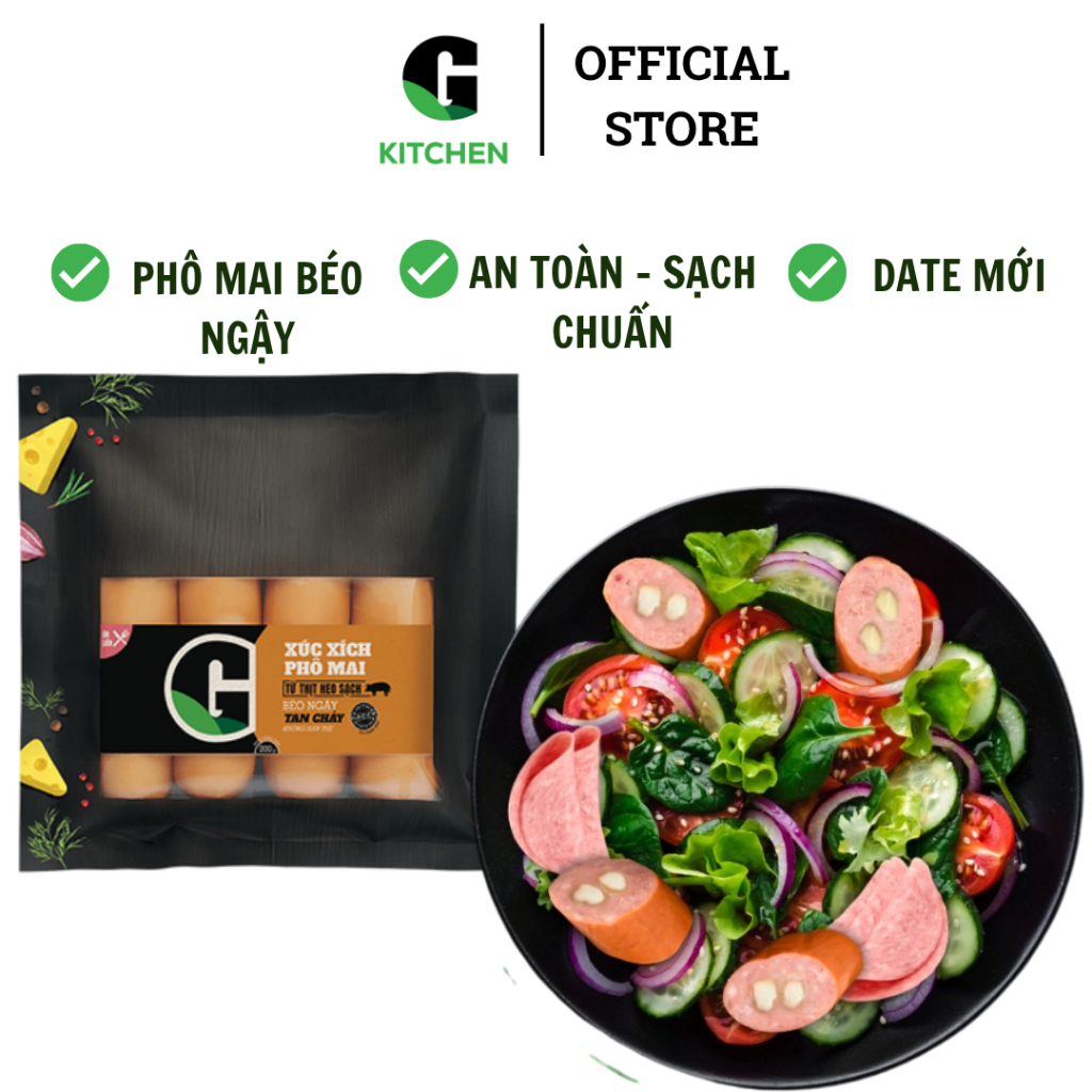 Xúc xích phô mai G Kitchen 200g [Giao HCM]