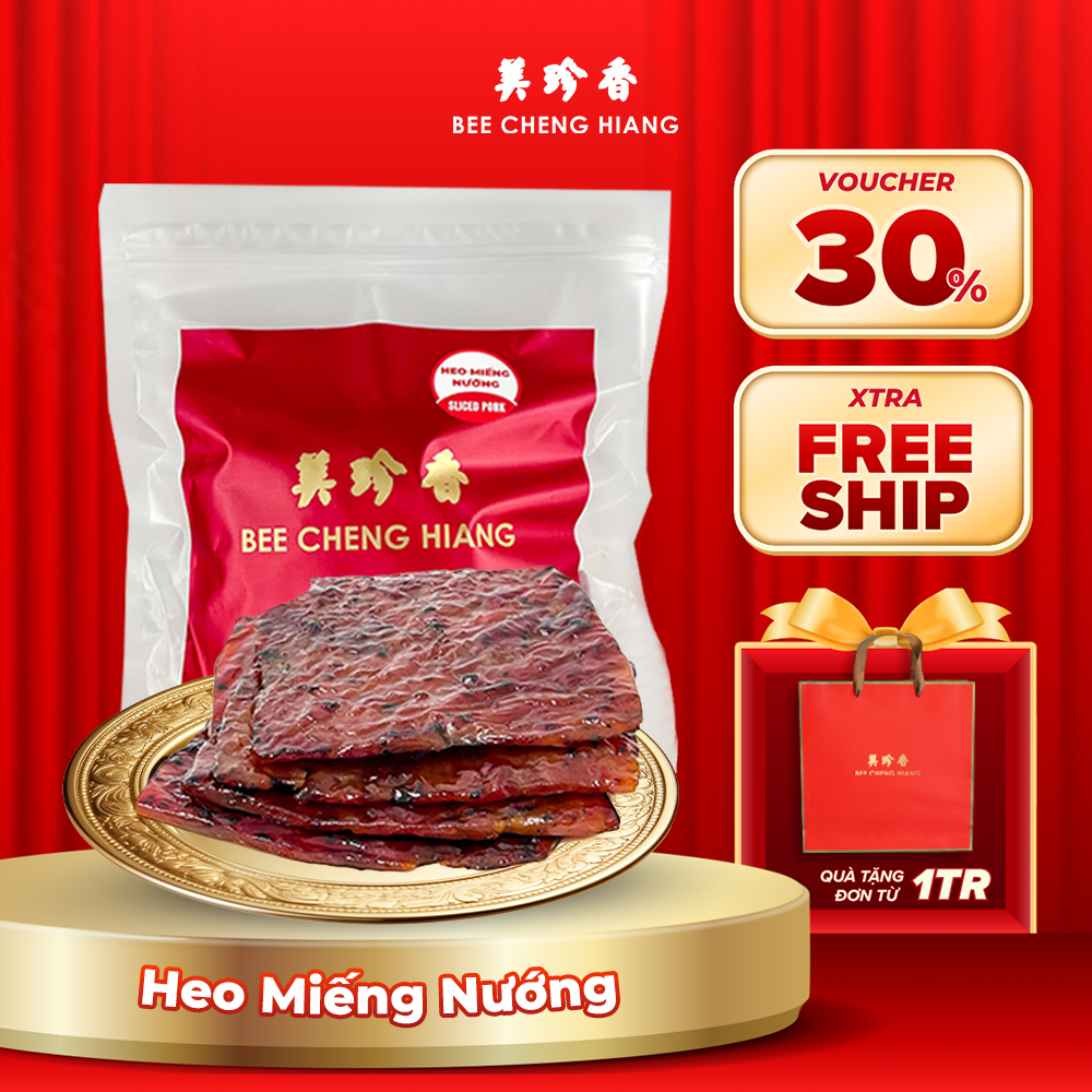 Heo miếng nướng Bee Cheng Hiang - Sliced Pork - Singapore Bakkwa