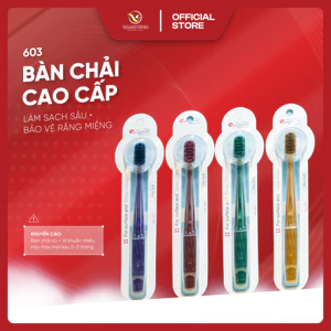 KAKA No.603 Bàn Chải Đánh Răng Lông - Siêu Mềm Êm Dịu Bảo Vệ Nướu Nhạy Cảm Làm Sạch Sâu Chăm Sóc Răng Miệng