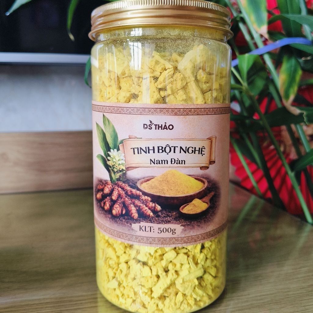 1kg Tinh bột nghệ đỏ Nam Đàn loại nguyên hạt Ds Thảo