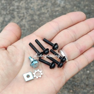 Bộ Chỉnh Đèn & Ốc Bắt Dàn Đầu Xe Wave combo 9 món |  Ren Chuẩn, Chống Gỉ, Lắp Zin Xe - phụ tùng xe máy caoduongracing