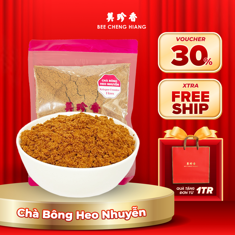 Chà bông heo nhuyễn Bee Cheng Hiang - Krispee Frostee Floss - Chà bông Singapore