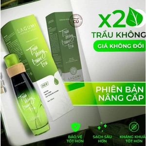 Dung Dịch Vệ Sinh Phụ Nữ Lagumi Trầu Không Tràm Trà Giảm Ngứa Khí Hư An Toàn Cho Cả Mẹ Bầu chai 100ml