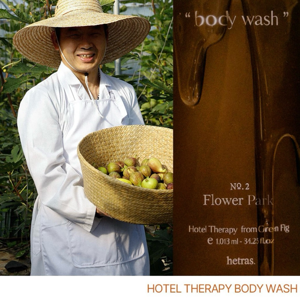 Sữa Tắm Hương Nước Hoa HETRAS Hotel Therapy Perfume Body Wash Hotel Wood 1.013L – Dưỡng Ẩm, Hương Thơm Sang Trọng