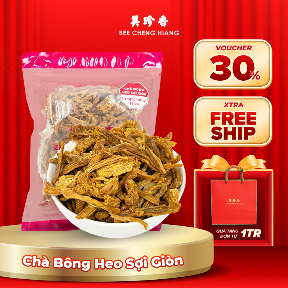 Chà bông heo sợi giòn Bee Cheng Hiang - Crispy Pulled Pork - Chà bông Singapore