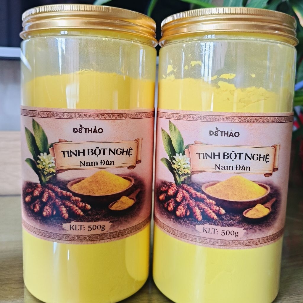 500g Tinh bột nghệ đỏ Nam Đàn -Ds Thảo