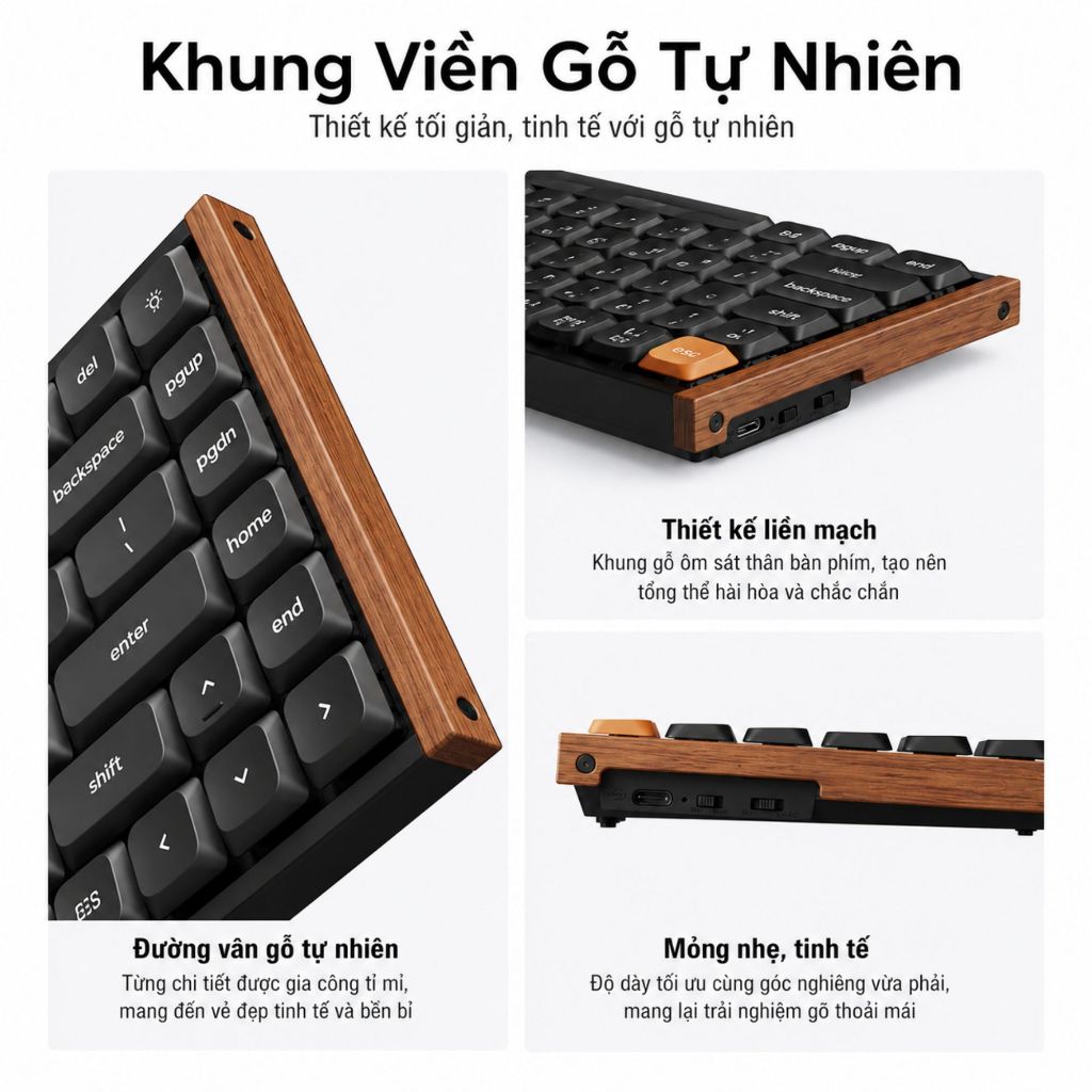 (Special Edition) Bàn phím cơ Keychron K3 Max SE Ultra Slim | Hot Swap | RGB | 2.4GHz&Bluetooth 5.2