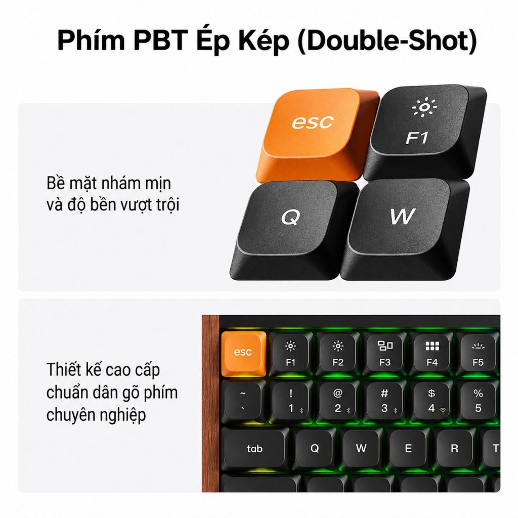 (Special Edition) Bàn phím cơ Keychron K3 Max SE Ultra Slim | Hot Swap | RGB | 2.4GHz&Bluetooth 5.2
