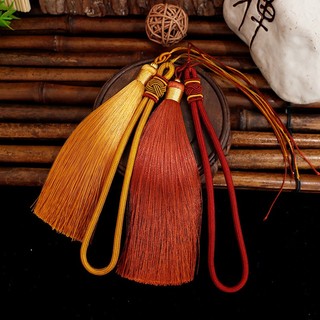 Dây treo ngọc bội 5mm Handmade kết đồng tâm tua rua