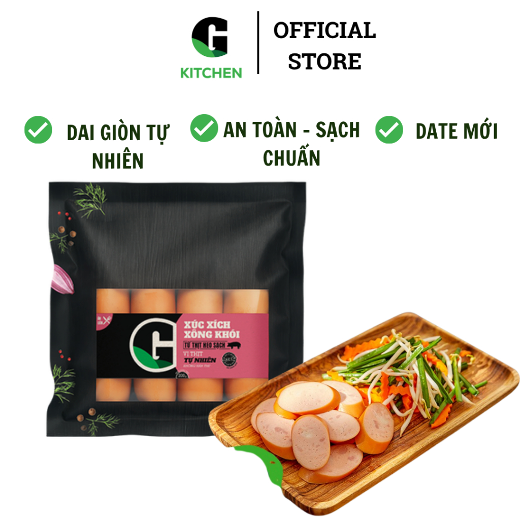 Xúc xích xông khói G Kitchen 200g [Giao HCM]