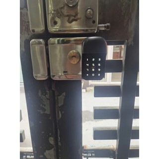 Bộ Khóa vân tay Cửa Sắt dùng App TTLock - inox 304 - 2 mặt vân tay - 5 kiểu mở khóa