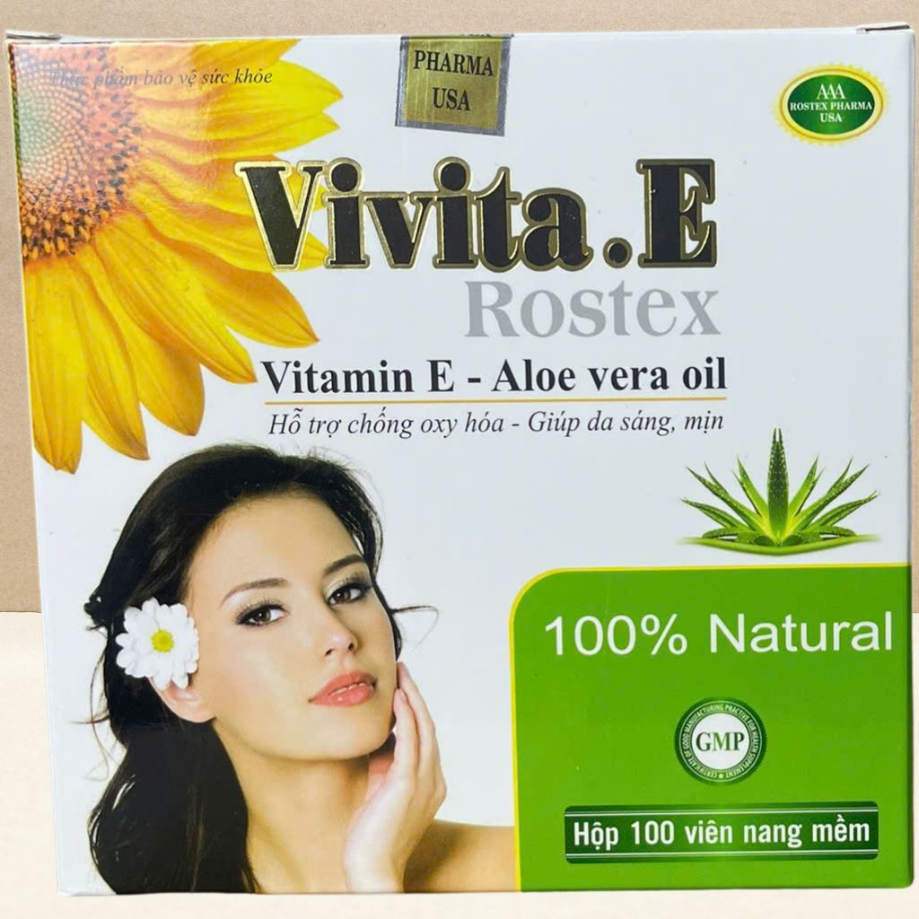 Vivita.E Rostex Trắng 100 Viên - Rostex - Vinaphar - Vitamin Chữa Lành