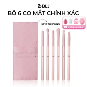BLJ Peachy Sugar Bộ 6 Cọ Trang Điểm Mắt Đa Năng- chuyên nghiệp Lông Thú Cọ Đánh Phấn Mắt