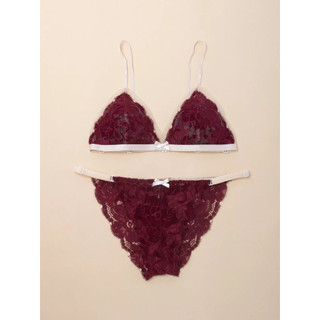Quần Lót Nữ Ren Dây Điều Chỉnh Đồng Bộ Bralette Gợi Cảm LAM LUY