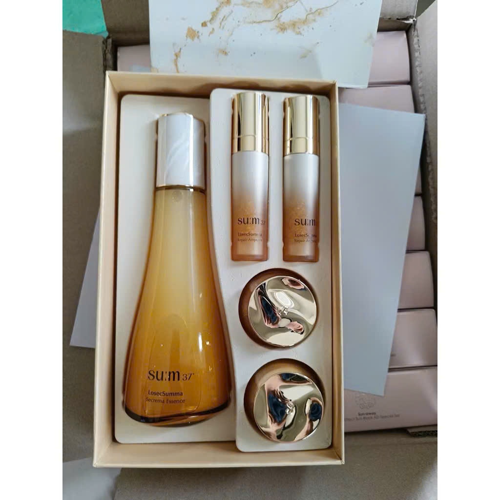 V102_Bộ nước thần hoàng kim Su:m37 LosecSumma Set 5 chi tiết