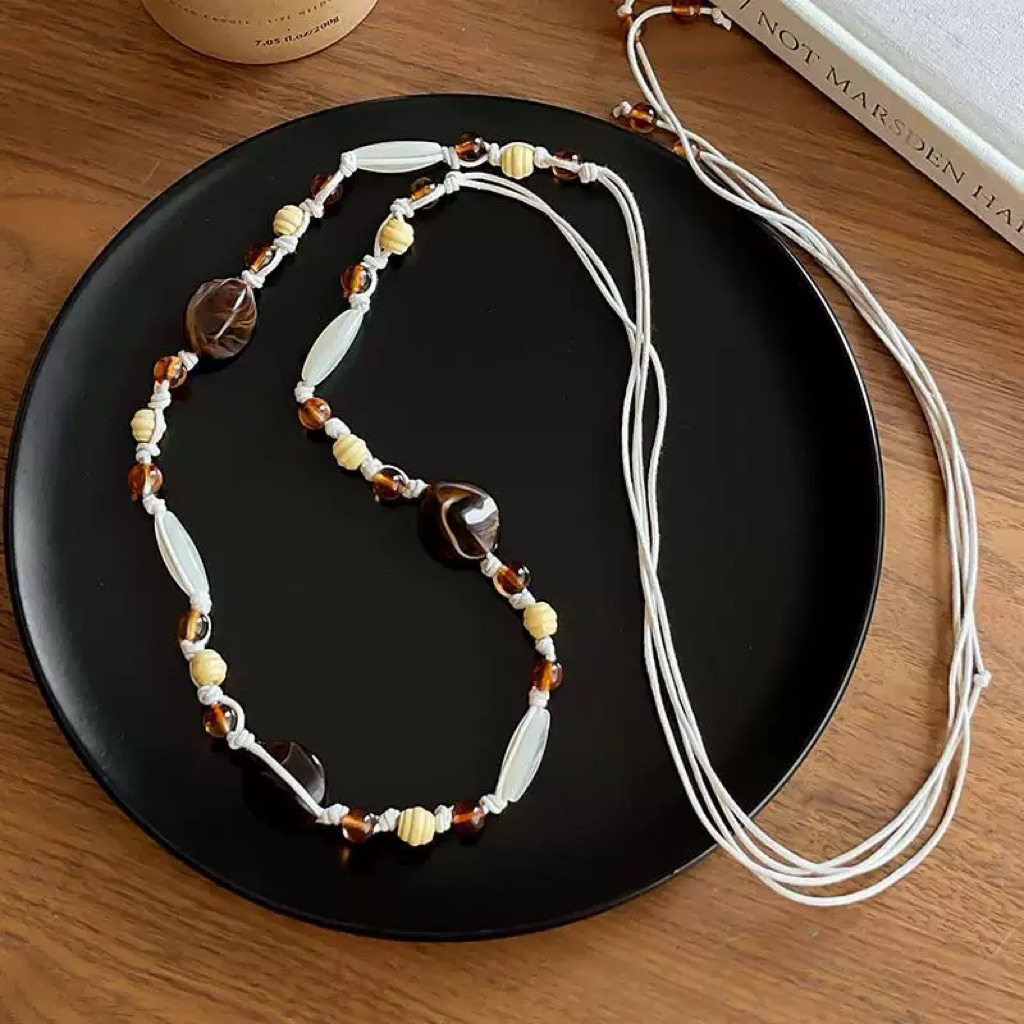 Dây chuyền eo bụng Bện sợi thừng QUEMEO phong cách Boho cô nàng cá tính dây bụng dây eo PHIÊN BẢN MỚI