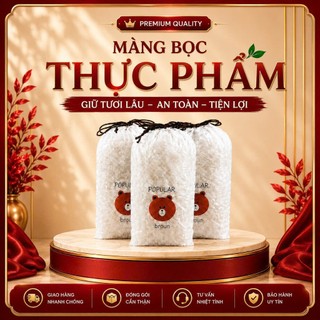 Combo 10 Túi bọc thực phẩm JYoohome co giãn đa năng nilon PE bọc kín chống bụi giữ đồ ăn tươi lâu