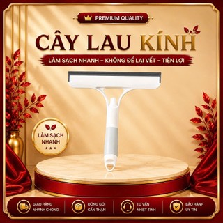 Combo 3 Cây Lau Kính Cao Cấp Làm Sạch Không Đọng Nước Lưỡi Gạt Silicon Bền