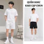 Quần Short nam Kaki FABUMAN Form đùi ngắn trên gối kèm dây rút cạp chun chất vải không nhăn thoáng mát bigsize