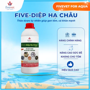 Thảo Dược Hỗ Trợ Gan Tụy Tôm Cá Giải Độc Gan Tăng Sức Đề Kháng FIVEVET – Five-Diệp Hạ Châu