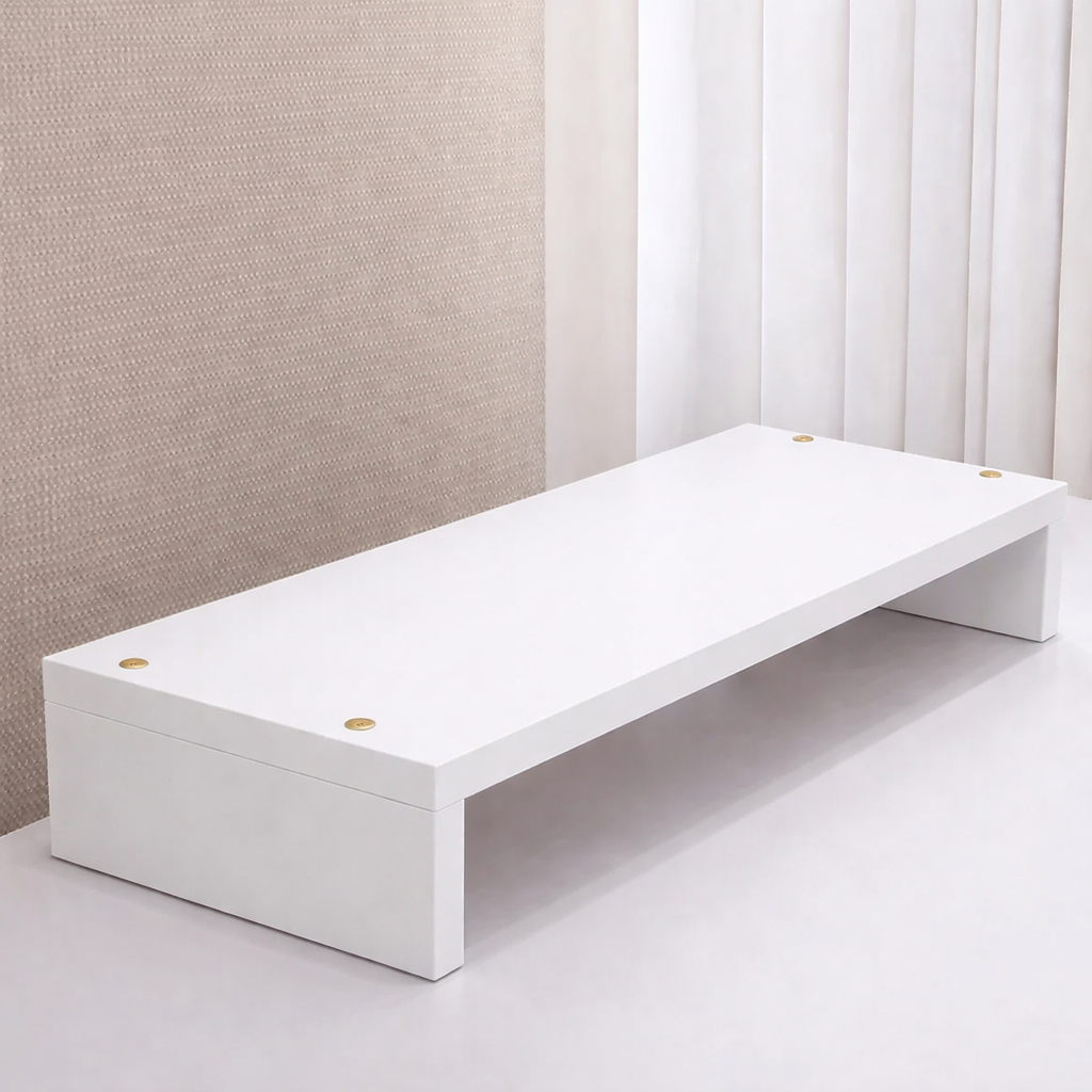 Kệ ngang để màn hình vi tính , decor trang trí bàn làm việc , gỗ mdf dày 17mm phủ melamin | BigBuy360 - bigbuy360.vn