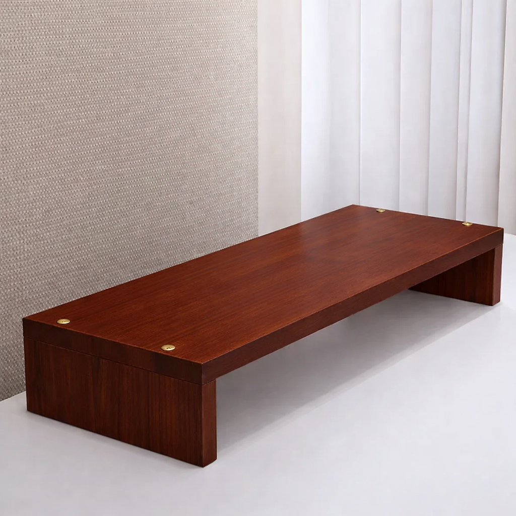 Kệ ngang để màn hình vi tính , decor trang trí bàn làm việc , gỗ mdf dày 17mm phủ melamin | BigBuy360 - bigbuy360.vn