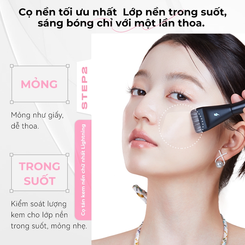 【BLJ】Combo 3 Set Cọ Mút Tán Kem Nền BLJ Cọ Trang Điểm Cá Nhân Mềm Mại Tán Nền