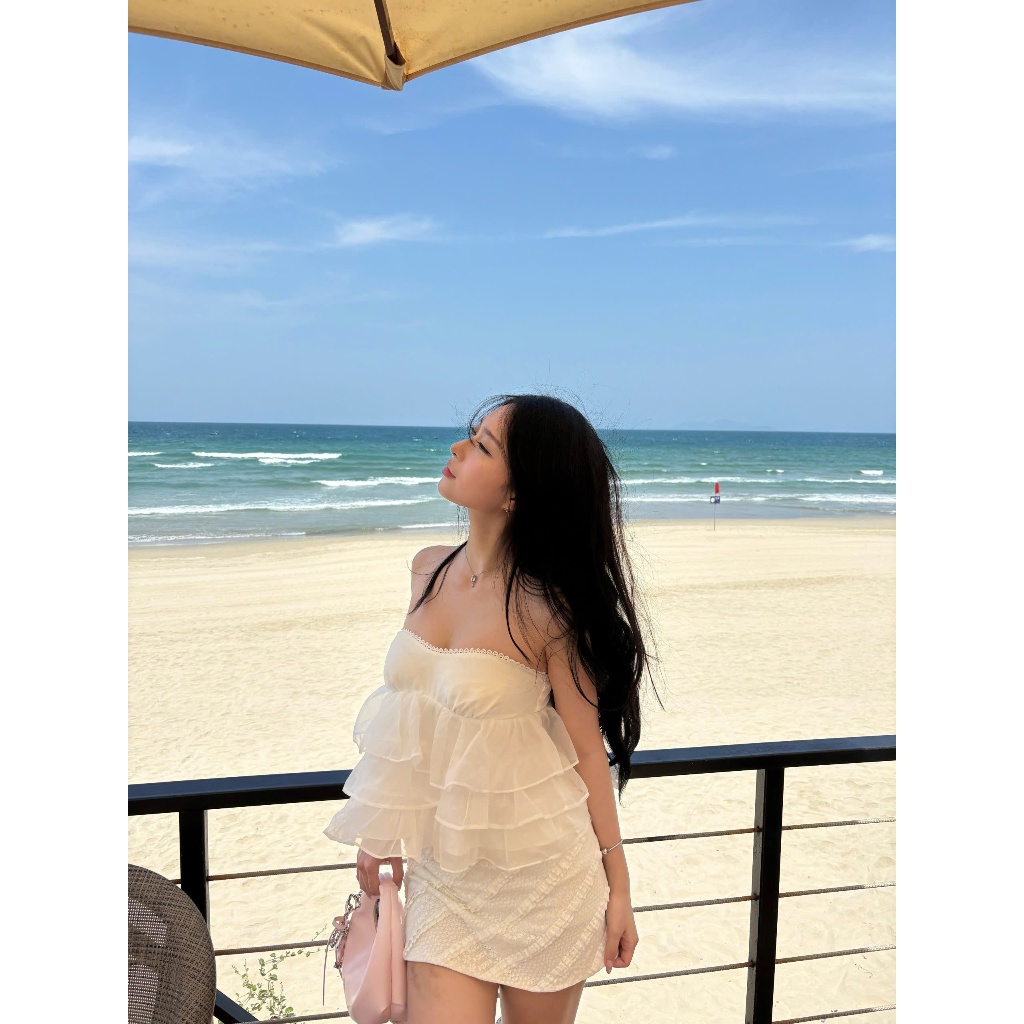 Chân Váy Nữ TOHILL SKIRT Chất Thun Nhún Bèo Dễ Thương SECODEE