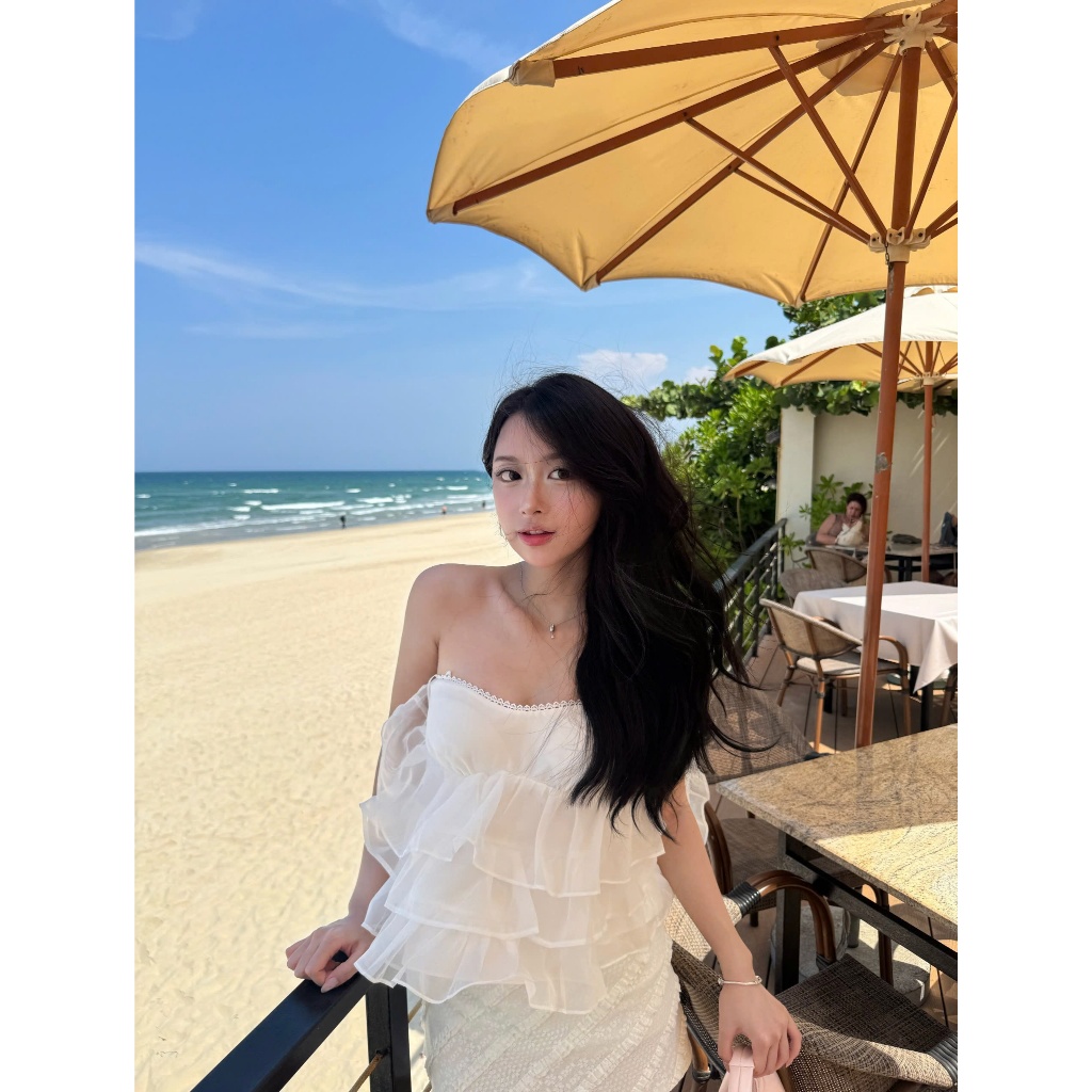Chân Váy Nữ TOHILL SKIRT Chất Thun Nhún Bèo Dễ Thương SECODEE