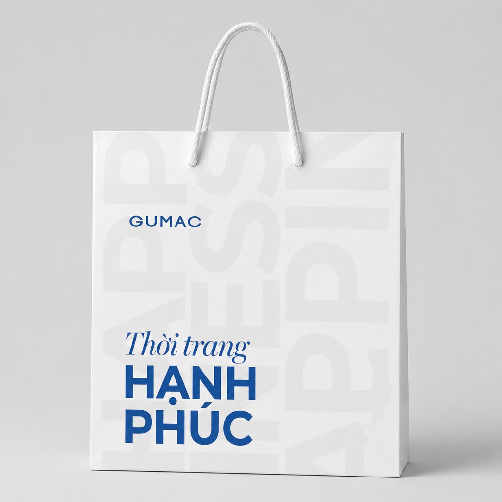 Túi Giấy Đựng Quà Tặng Cao Cấp In Slogan GUMAC