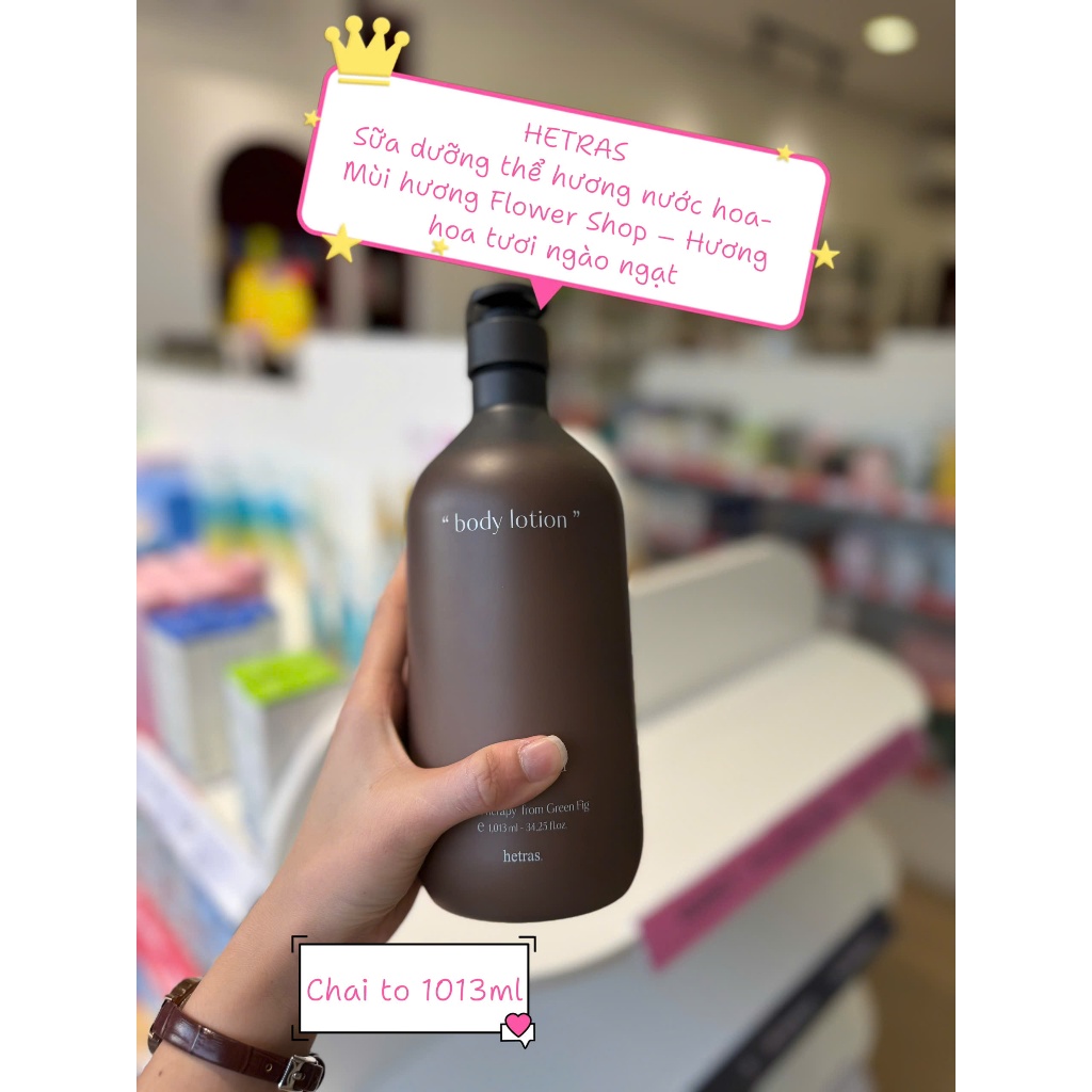 (Mẫu mới) Sữa Dưỡng Thể Hetras Hotel Therapy Body Lotion 1013ml đủ mùi hương