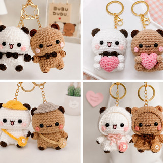 Móc Khóa Len Lendo Bubu Dudu Siêu Cute 9cm Handmade Amigurumi Quà Tặng Phụ Kiện Balo Móc Chìa Khóa