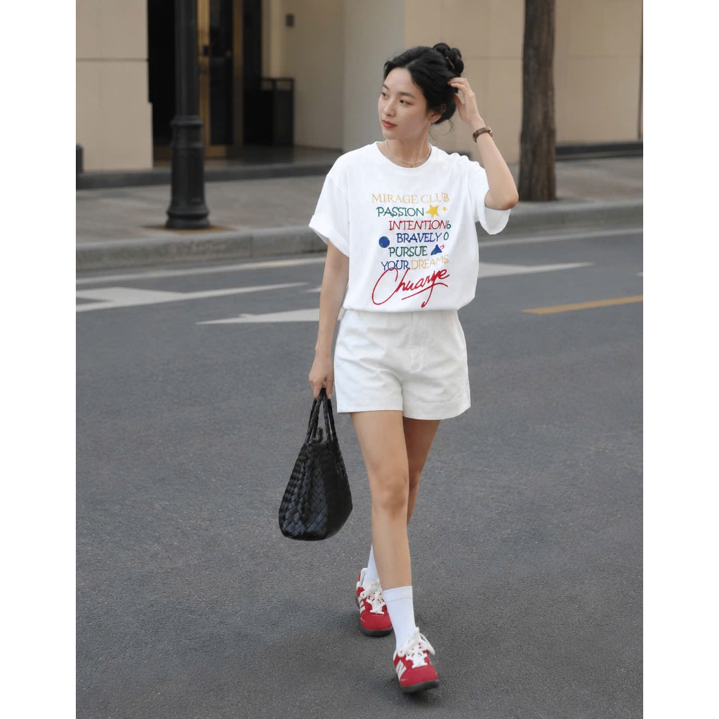 Áo Thun Mirage Chữ In Màu Local Brand Chất 100% Cotton Mềm Mịn Thoáng Mát.