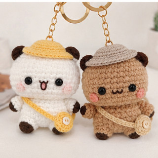 Móc Khóa Len Lendo Bubu Dudu Siêu Cute 9cm Handmade Amigurumi Quà Tặng Phụ Kiện Balo Móc Chìa Khóa