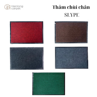 [H] Thảm chùi chân trải sảnh SLYPE cao cấp, mềm mại, bề mặt đế được làm cao su chống trơn trượt - màu xám