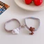 Vòng tay đôi nam châm SAO BỌT BIỂN GẤU THỎ lắc tay đôi couple dễ thương