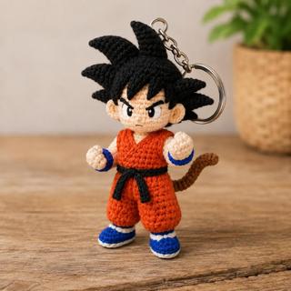 Móc Khóa Len Lendo Songoku 9cm Handmade Amigurumi Quà Tặng Phụ Kiện Dành Cho Fan Anime