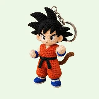 Móc Khóa Len Lendo Songoku 9cm Handmade Amigurumi Quà Tặng Phụ Kiện Dành Cho Fan Anime