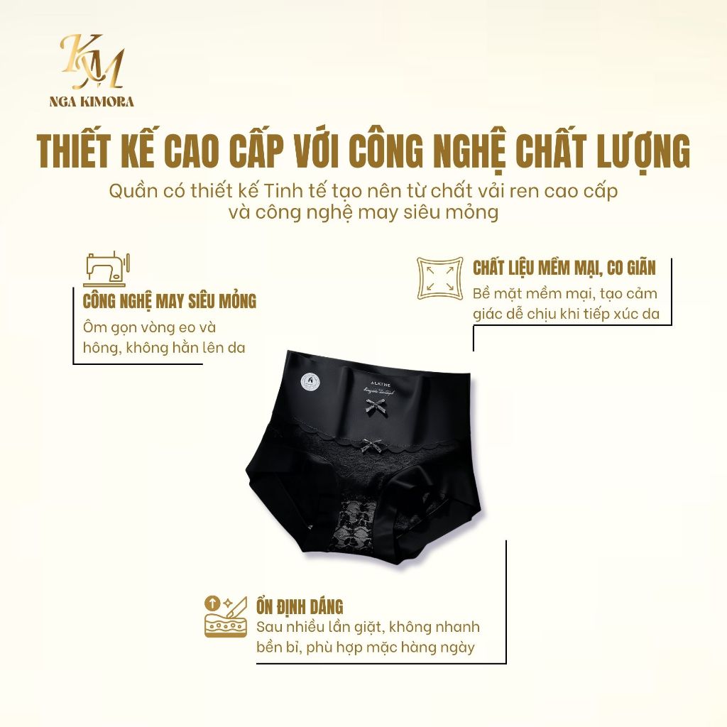 Quần Lót Nữ Ren Lụa Cao Cấp All Is Love Co Giãn 4 Chiều – Quần Su Nâng Mông Thoáng Khí, Mềm Mịn, Không Hằn Viền