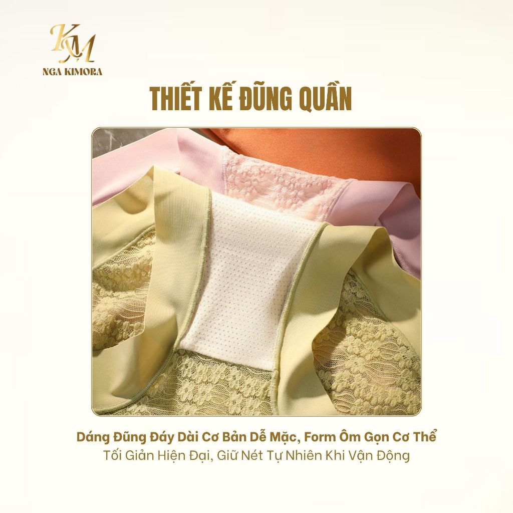 Quần Lót Nữ Ren Lụa Cao Cấp All Is Love Co Giãn 4 Chiều – Quần Su Nâng Mông Thoáng Khí, Mềm Mịn, Không Hằn Viền