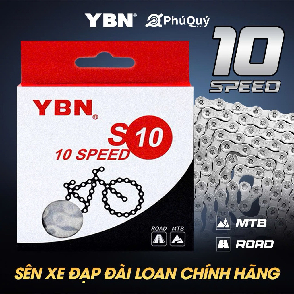 Sên Xích YBN Xe Đạp Chính Hãng Đài Loan Đủ Các Loại Thông Số
